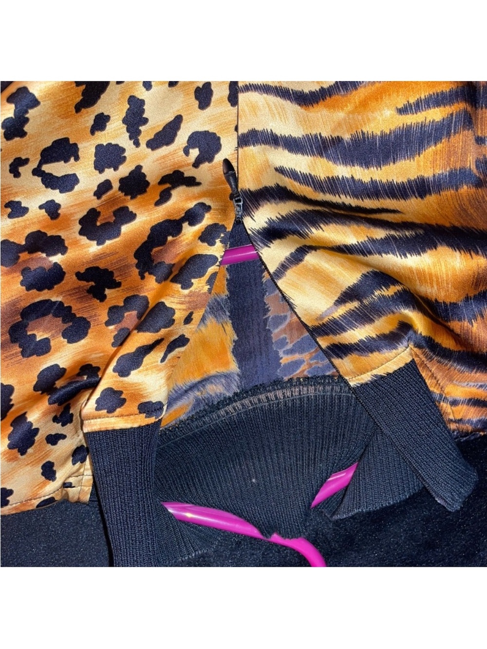 Dior Multicolor Animal Print Silk Blouse - Picture 5 of 6
